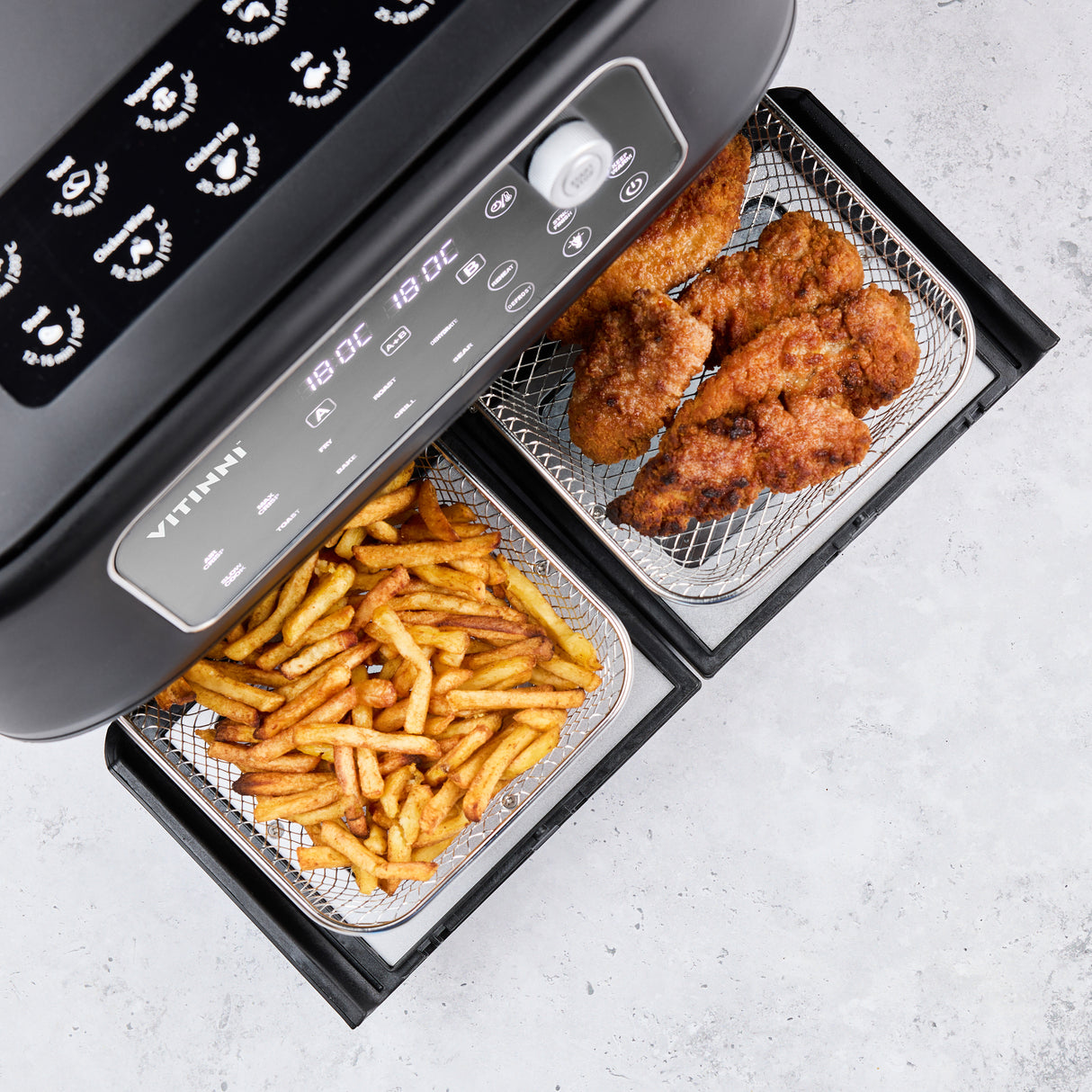 Vitinni Dual Air Fryer - 11L Double Air Fryer Oven