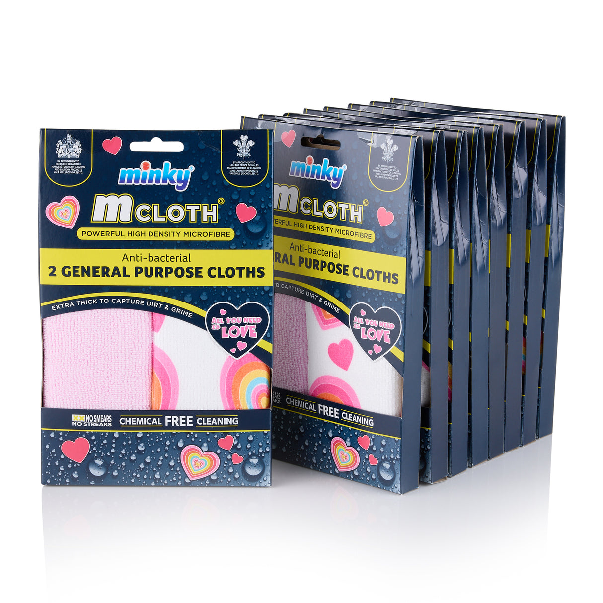 Minky M Cloth All You Need Is Love 9 Pack