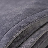 Minky Luxury Heated Throw Blanket - Large, Grey