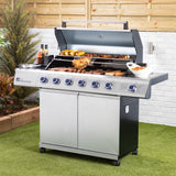 Fire Mountain Premier Plus 6 Burner Gas BBQ - Cover Included