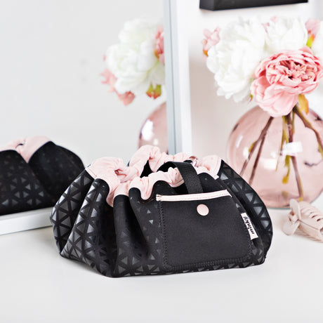 Minky Scrunchie Beauty Bag - Drawstring Make Up Bag