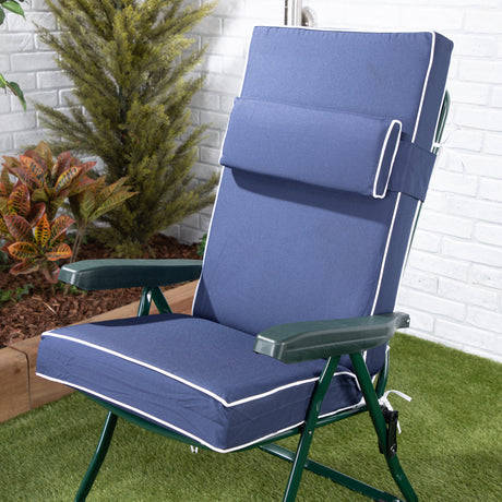 Alfresia Reclining Garden Chair – Green Frame with Luxury Cushion