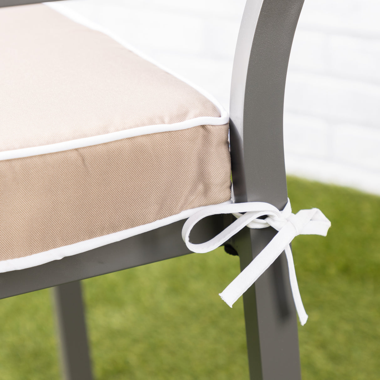 Alfresia Garden Seat Pads Set of 2, Large - Luxury Style