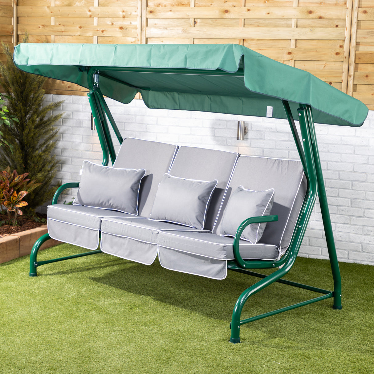 Alfresia Roma Garden Swing Seat with Luxury Cushions