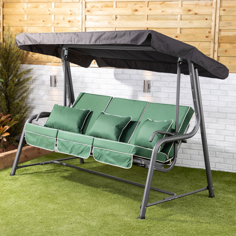 Alfresia Turin Reclining Garden Swing Seat with Luxury Cushions