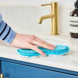 Minky M Cloth Anti-Bacterial Bathroom Cleaning Pad Pack of 9