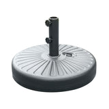 Alfresia Round Plastic Parasol Base, 20L Water or Sand Filled