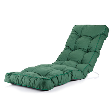 Alfresia Reclining Garden Chair – Green Frame with Classic Cushion, Relaxer Style