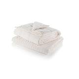 Minky Luxury Weighted Blanket – Single, Cream